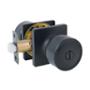 POMO PARA BAÑO Y RECÁMARA PARA PUERTAS DE 35 A 45 MM METAL NEGRO MATE