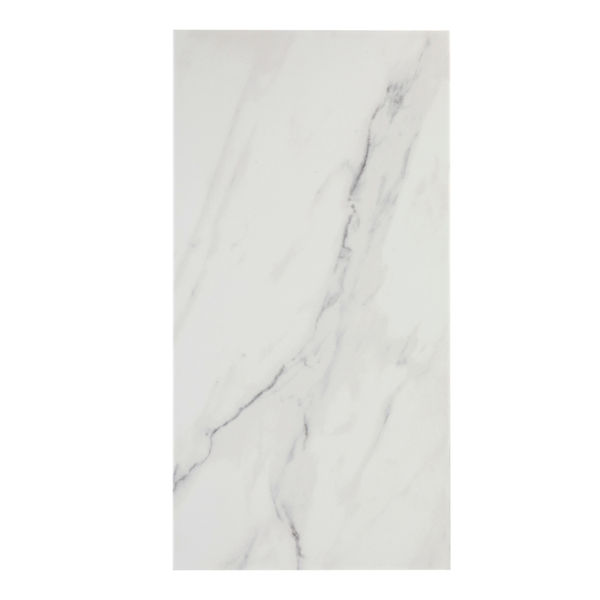 MURO CERÁMICO STELLA 31 X 61 CM BLANCO TIPO MÁRMOL CAJA CON 1.51 M2