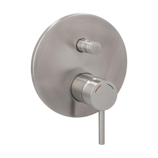 LLAVE MEZCLADORA MONOMANDO 21.1 X 18 X 13.7 CM ACERO INOXIDABLE