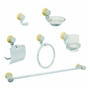 JUEGO DE ACCESORIOS PARA BAÑO ZAMAC 6 PIEZAS