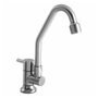 LLAVE MEZCLADORA MONOMANDO PARA LAVABO 24 X 5.9 X 5.25 CM ACERO INOXIDABLE