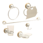JUEGO DE ACCESORIOS PARA BAÑO ZAMAK 6 PIEZAS