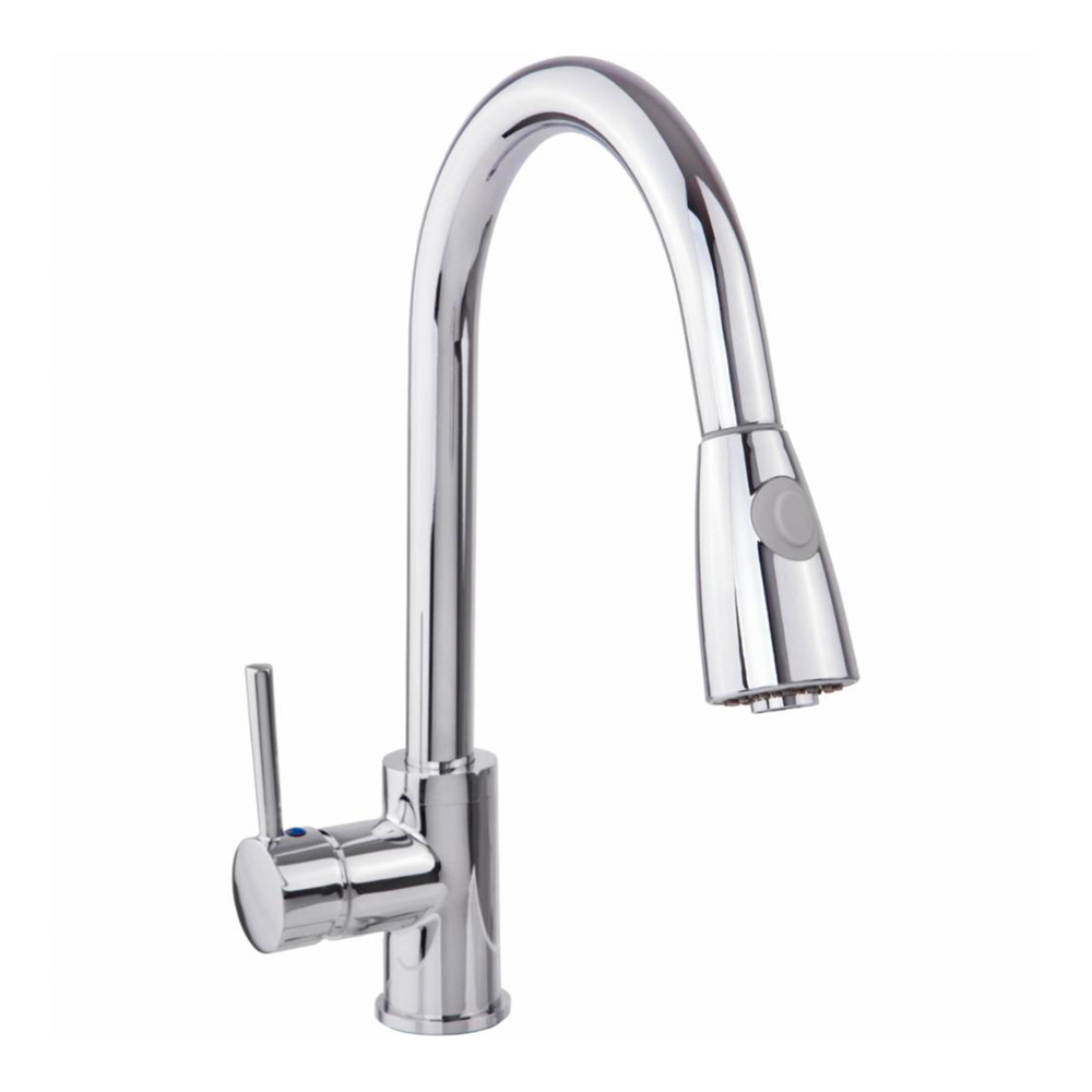 Llave mezcladora monomando para cocina 39.5 x 8.5 x 28.69 cm cromo