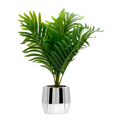 PLANTA DE PLÁSTICO DECORATIVA CHICA CON MACETA