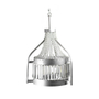 LÁMPARA COLGANTE ECO IMPERIO LED 80 X 37 CM GRIS 4 LUCES