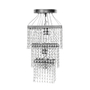LÁMPARA COLGANTE ECO SQUARE LED 70 X 25 X 25 CM ACERO INOXIDABLE 3 LUCES