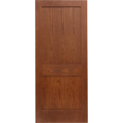 PUERTA QUEBEC ENCINO 2 TAB 80 X 203 CM