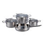 Bateria de Cocina Completa Acero 7 Pzas