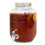 Dispensador Jar De Cristal Con Tapa 4L