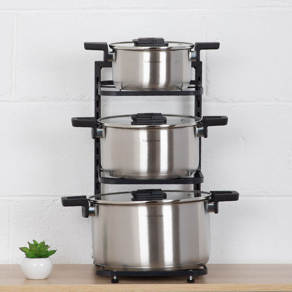 Toplife - Estante Para Ollas De 60 Cm, Barra De Pared De La Cocina