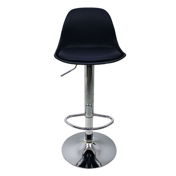 Banco De Comedor Negro Giratorio