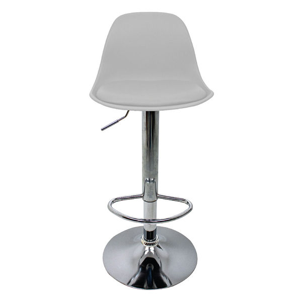 Banco De Comedor Blanco Giratorio