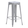 Banco Alto Tolix Gris Para Comedor