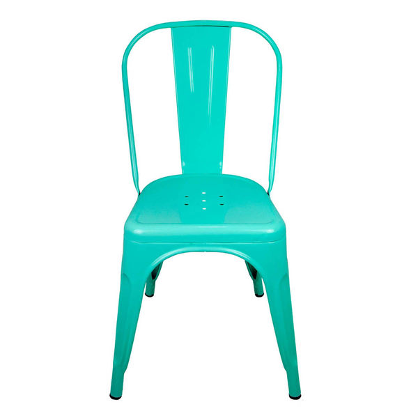 Silla Tolix Metálica Minimalista Verde