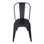 Silla Tolix Minimalista Negra Mate