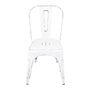 Silla Tolix Minimalista Blanca Vintage