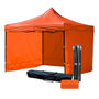 Toldo Naranja 3x3M Pared Impermeable