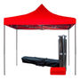 Toldo Rojo Plegable 3x3M Con Bolsa
