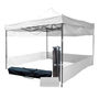 Toldo Blanco 3x3M Con Pared Transparente