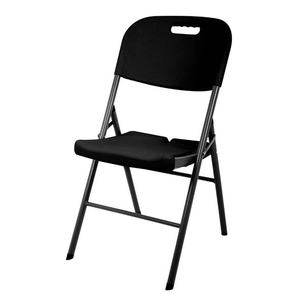 Silla Plegable Negra Para Eventos Jardin