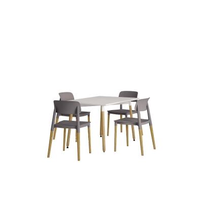 COMEDOR RECTANGULAR PARA 4 PERSONAS, MODERNO EAMES MIDTOWN CONCEPT