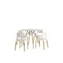 COMEDOR REDONDO PARA 4 PERSONAS, MODERNO EAMES ESTOCOLMO MIDTOWN CONCEPT