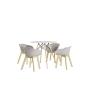 COMEDOR REDONDO PARA 4 PERSONAS, MODERNO EAMES GENOVA MIDTOWN CONCEPT