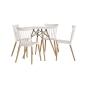 COMEDOR REDONDO PARA 4 PERSONAS, MODERNO EAMES FRENCH MIDTOWN CONCEPT