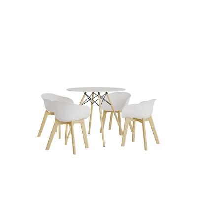 COMEDOR REDONDO PARA 4 PERSONAS, MODERNO EAMES GENOVA MIDTOWN CONCEPT