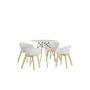 COMEDOR REDONDO PARA 4 PERSONAS, MODERNO EAMES GENOVA MIDTOWN CONCEPT
