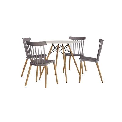 COMEDOR RECTANGULAR PARA 4 PERSONAS, MODERNO EAMES FRENCH MIDTOWN CONCEPT