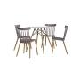 COMEDOR RECTANGULAR PARA 4 PERSONAS, MODERNO EAMES FRENCH MIDTOWN CONCEPT