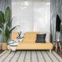 SOFA CAMA COLOR MOSTAZA