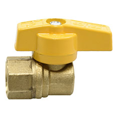 LLAVE ANGULAR PARA GAS 1/2 X 3/8 DE PULGADA DORADO