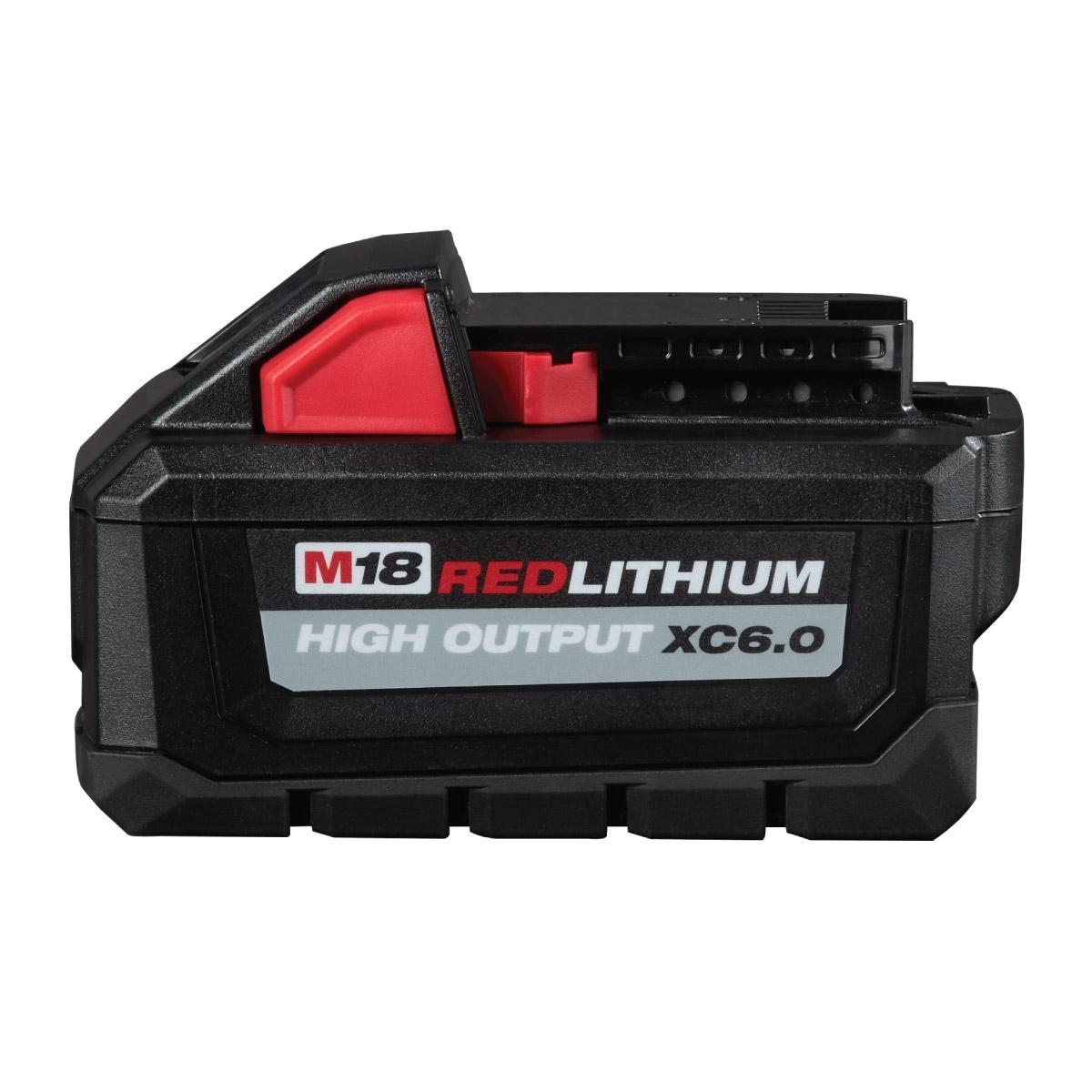 M18 bateria redlithium gran potencia hd 6.0 amp milwaukee