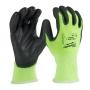 GUANTES ANTICORTE NIVEL 1 DE ALTA VISIBILIDAD TALL