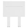 CABECERA INDIVIDUAL 1.32 X 1.10 M X 7 CM BLANCO