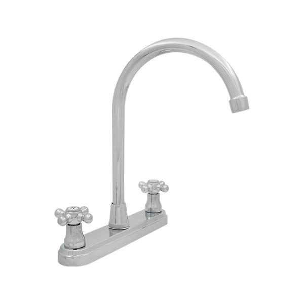 MEZCLADORA PARA FREGADERO 8 PULGADAS ABS MANERAL CRUCETA