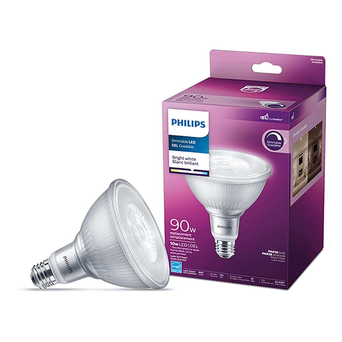 Foco Philips Led Par38 90w Dim Luz Calida The Home Depot México 9267