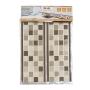 CENEFA AUTOADHESIVA GLÜCK 12 X 30 CM 7.2 M 24 PIEZAS
