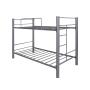 LITERA INDIVIDUAL 840 II TUBO REDONDO 3 PULGADAS COLOR GRIS OXFORD
