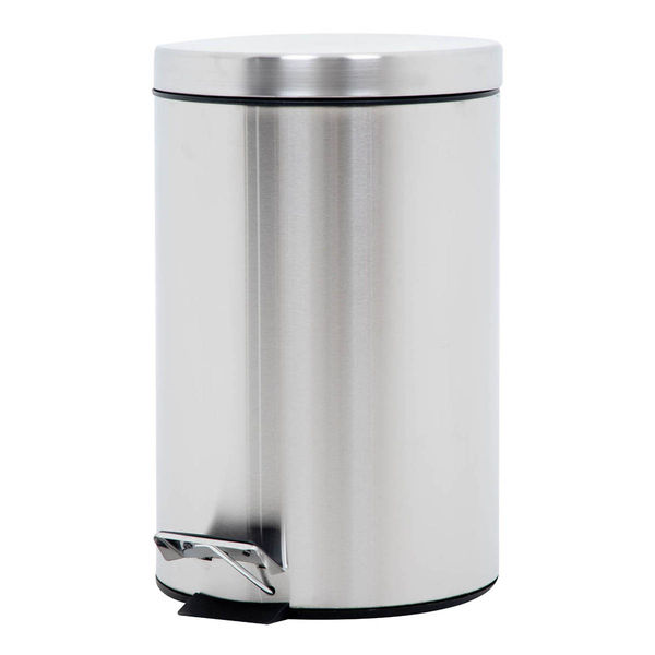 Bote de Basura Con Pedal Acero Inox 7L