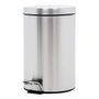 Bote de Basura Con Pedal Acero Inox 7L