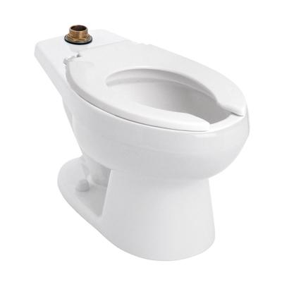 TAZA DE BAÑO PARA FLUXÓMETRO, ENLOGADA CON TRAMPA EXPUESTA COLOR BLANCO