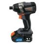 DESTORNILLADOR DE IMPACTO INALÁMBRICO 1/4, 20V, SIN CARBONES