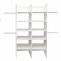 CLOSET VERONA 2 ENTREPAÑERAS PREMIUM AJUSTABLE BLANCO