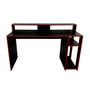 ESCRITORIO GAMER DARK 01 NEGRO-ROJO