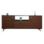 CREDENZA TRENDY PLUS NEGROMATE/NOGAL NEO