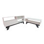 COMBO MUEBLE TV + MESA CLEMENS BLANCO