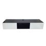 REPISA FLOTANTE TV LARGE NEGRO/BLANCO